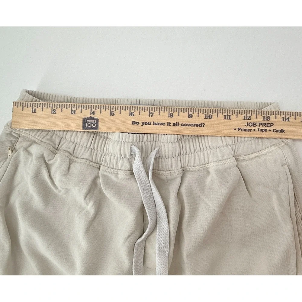 Maamgic Mens Knit Cozy Knitted Casual Shorts in Tan Brown color size Medium